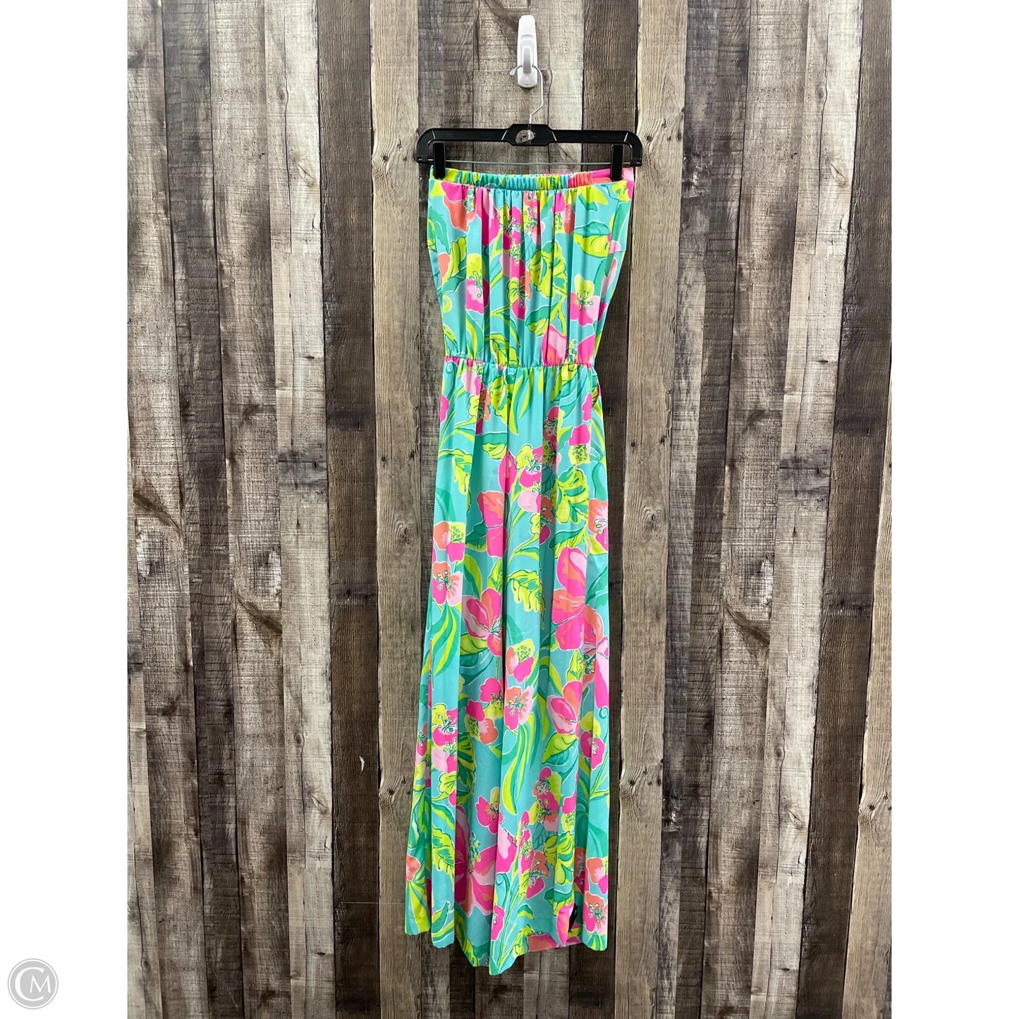 Jumpsuit Designer By Lilly Pulitzer In Floral Print, Size: M