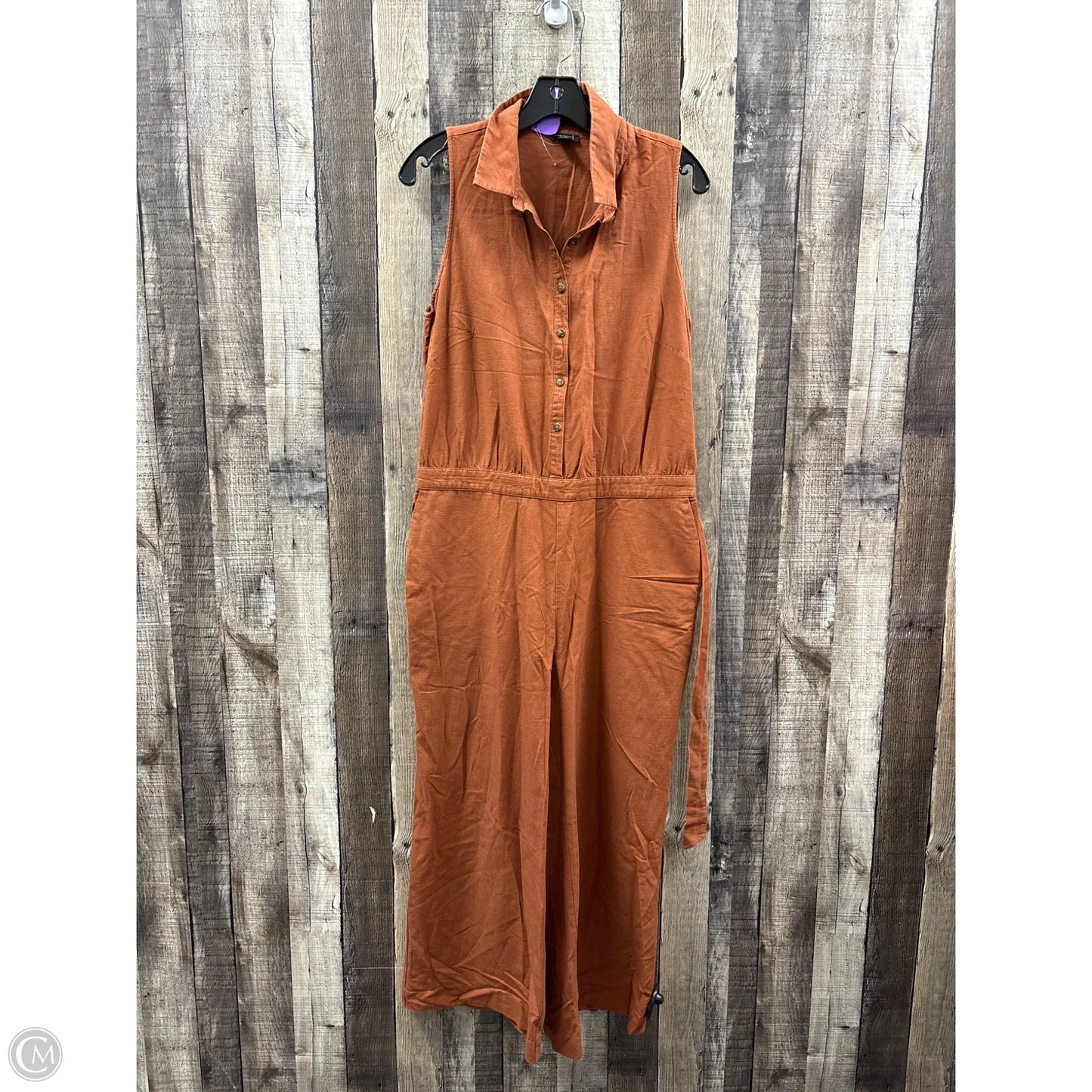 Jumpsuit By Ann Taylor In Orange, Size: 8