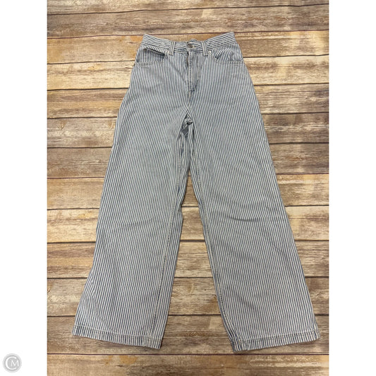 Jeans Straight By Levis In Striped Pattern, Size: 4