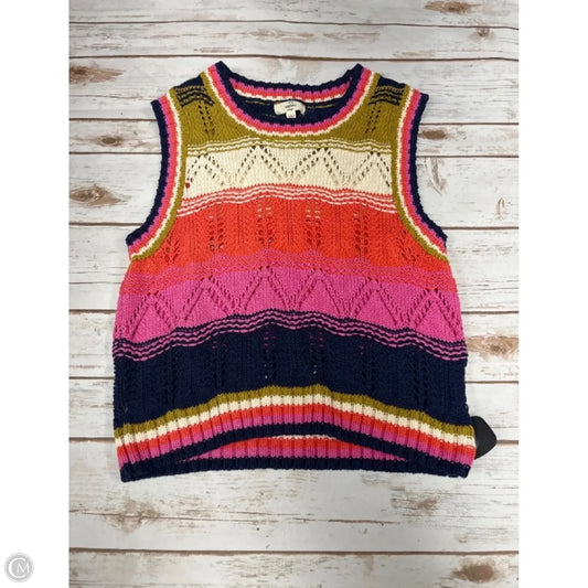 Top Sleeveless By Entro In Multi-colored, Size: L