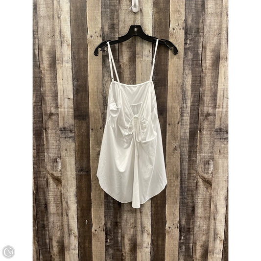 Top Sleeveless By Shein In White, Size: 3x