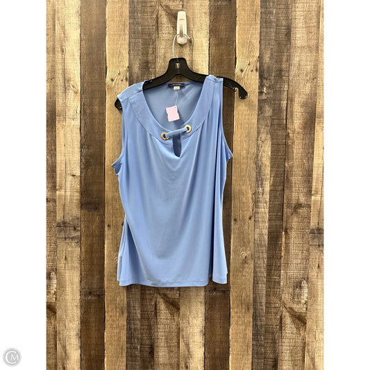 Top Sleeveless By Tommy Hilfiger In Blue, Size: Xl
