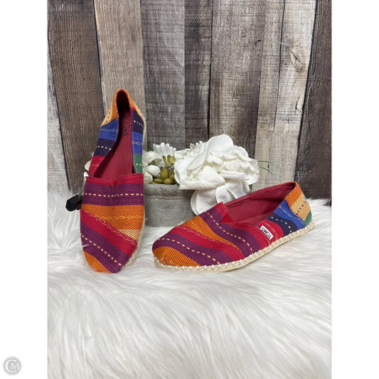Shoes Flats By Toms In Multi-colored, Size: 8