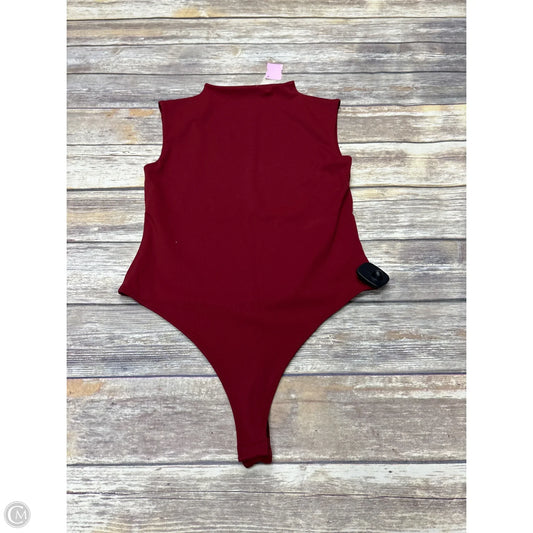 Bodysuit By Open Edit In Red, Size: M