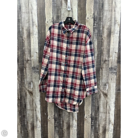 Dress Casual Midi By Cmf In Red, Size: Xl
