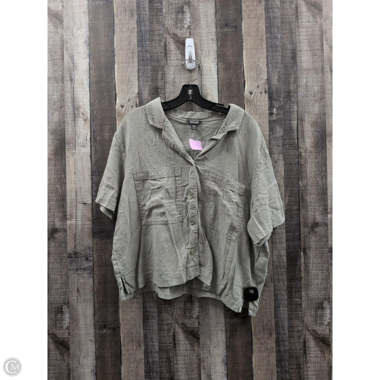 Top Short Sleeve By Buffalo David Bitton In Green, Size: Xxl