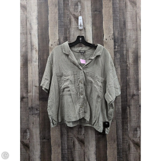 Top Short Sleeve By Buffalo David Bitton In Green, Size: Xxl