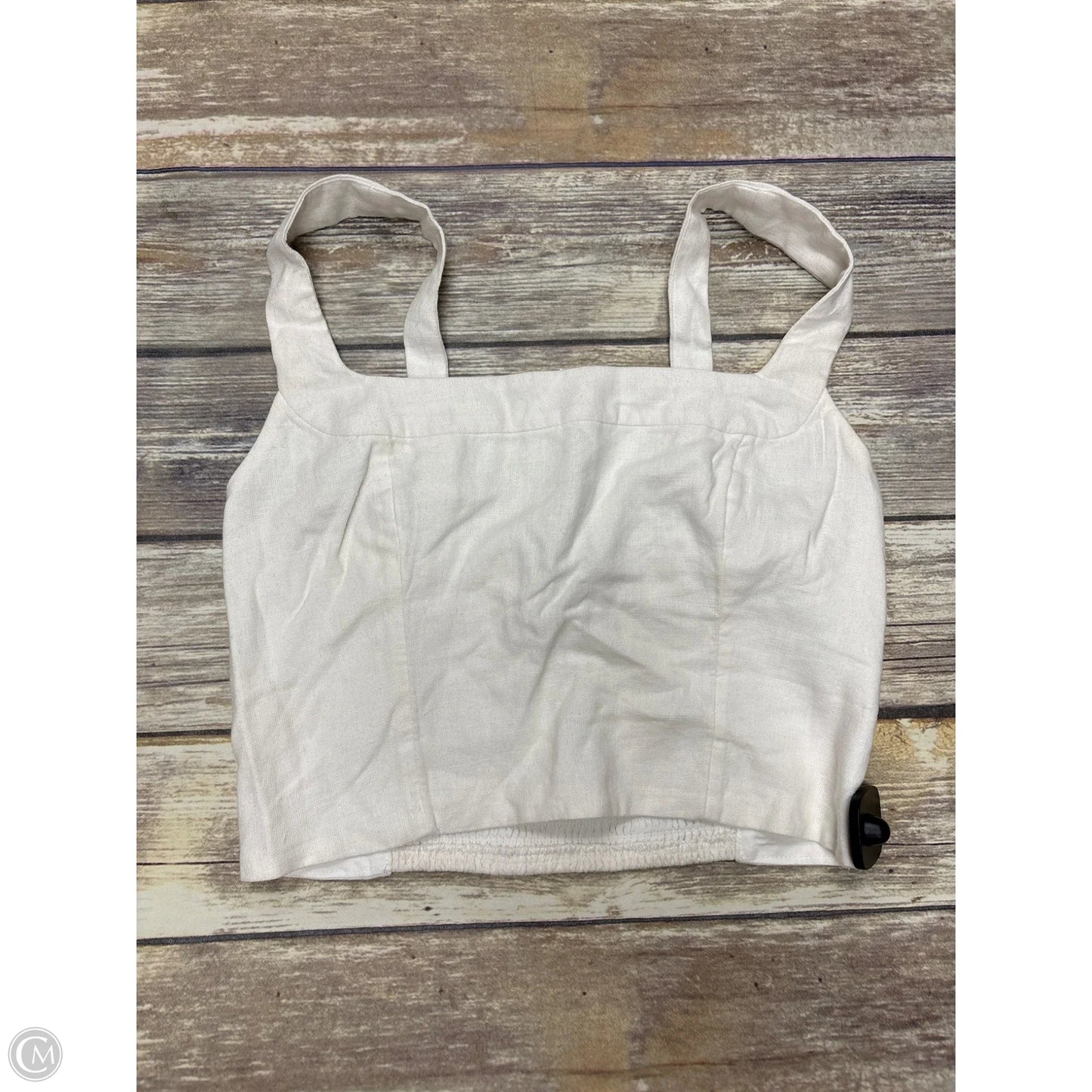 Top Sleeveless By Abercrombie And Fitch In White, Size: M