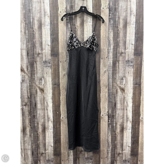 Dress Party Long By Zara In Black, Size: Xs