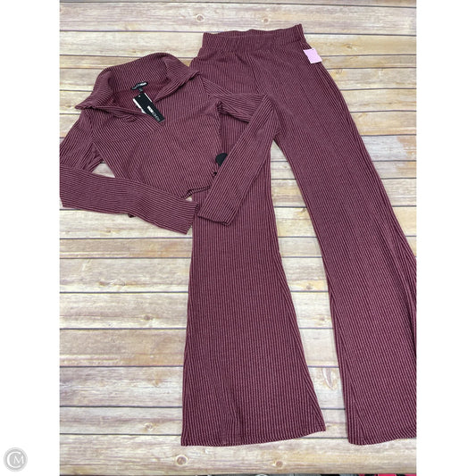 Pants Set 2pc By Fashion Nova In Red, Size: S