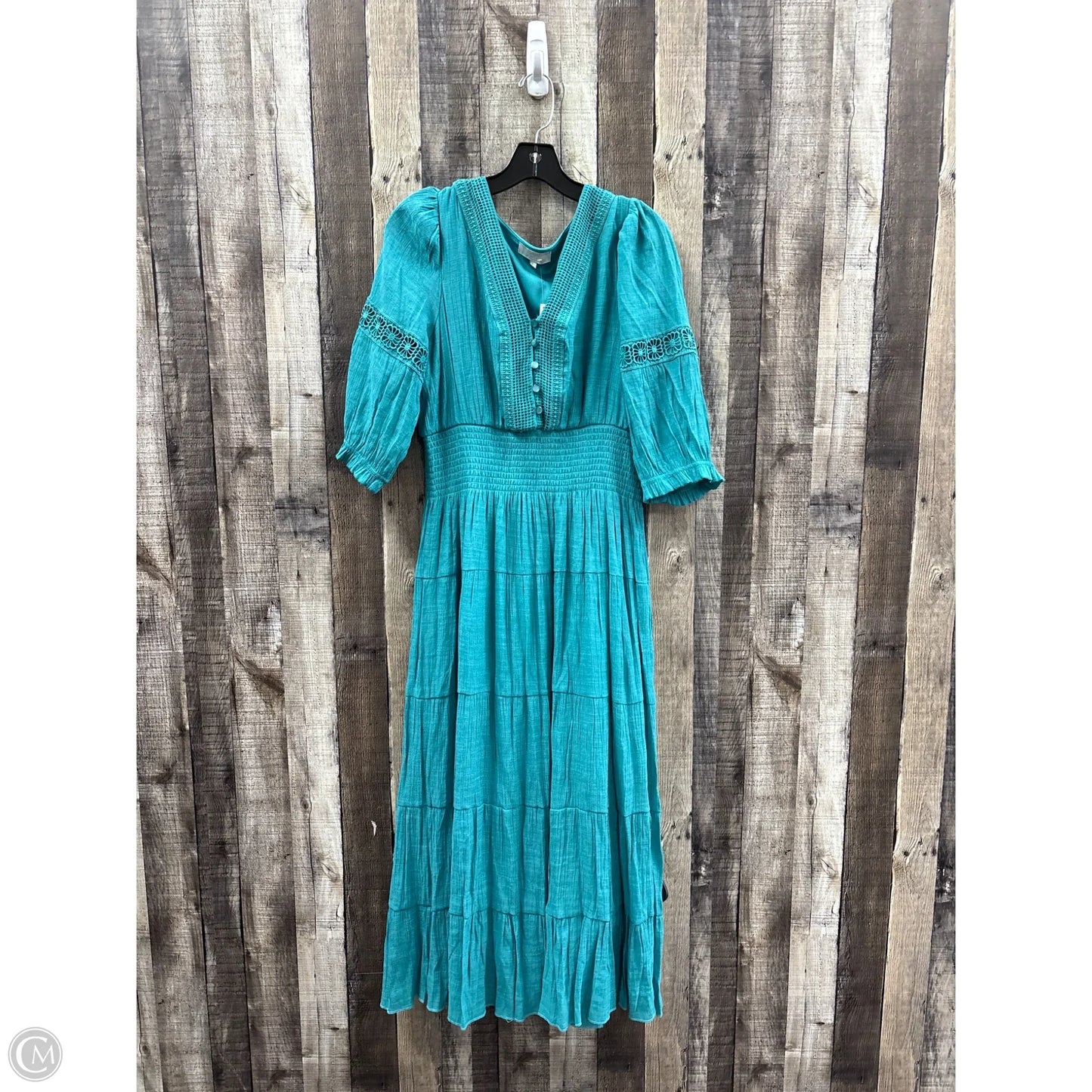 Dress Casual Maxi By Cme In Teal, Size: L