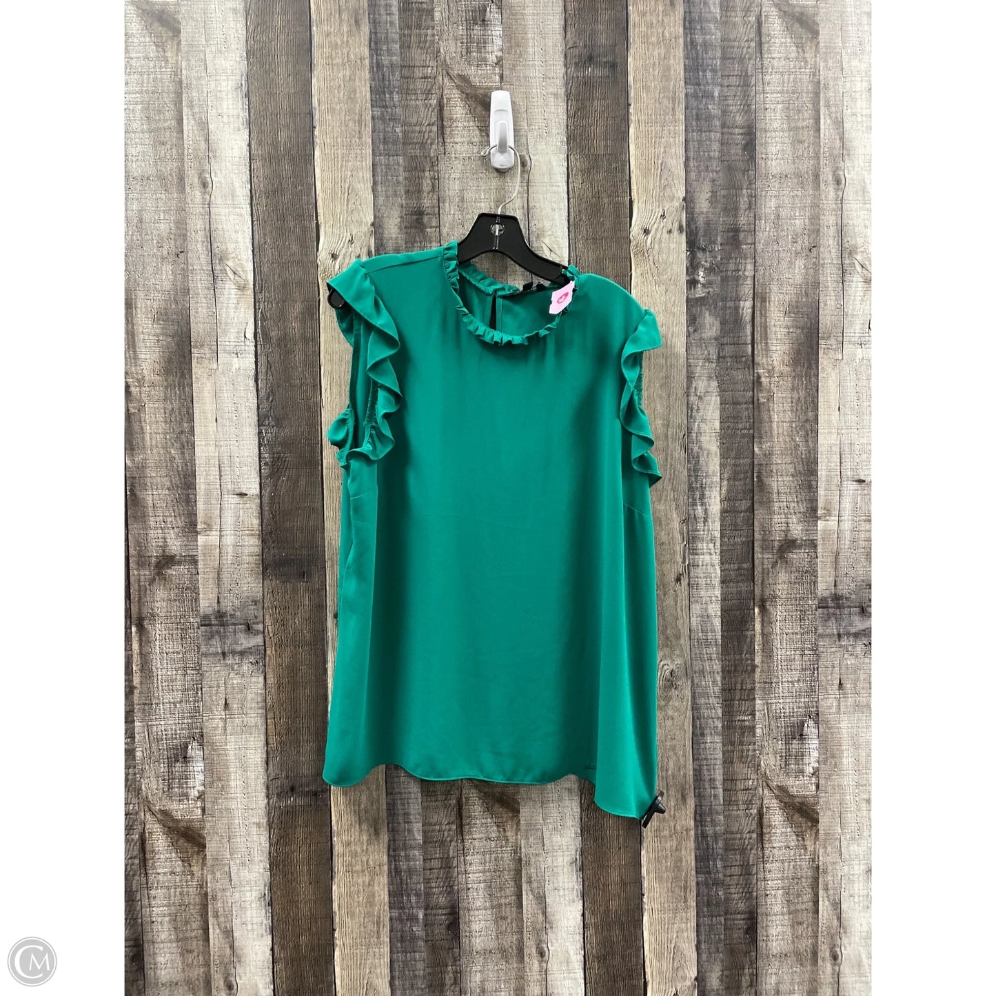 Top Short Sleeve By Express In Green, Size: Xl