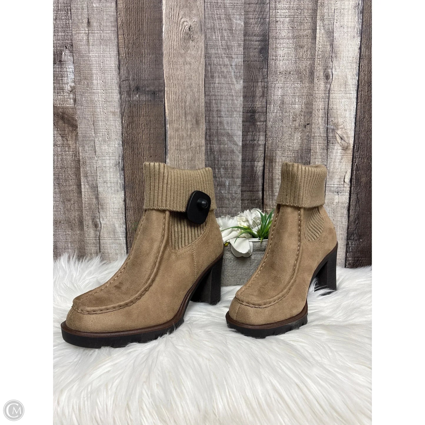 Boots Knee Heels By Sonoma In Brown, Size: 8.5