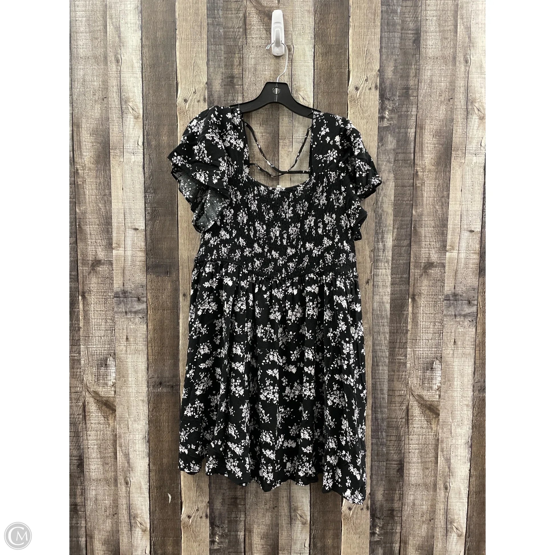 Dress Casual Midi By Maurices In Black, Size: Xxl