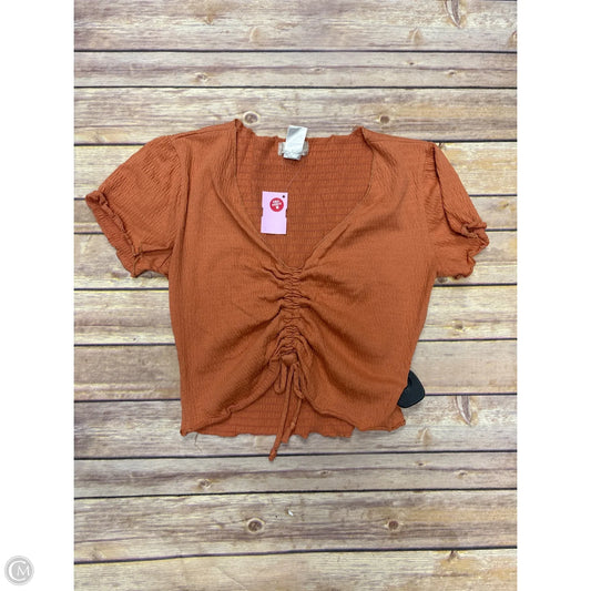 Top Short Sleeve By Altard State In Orange, Size: Xs