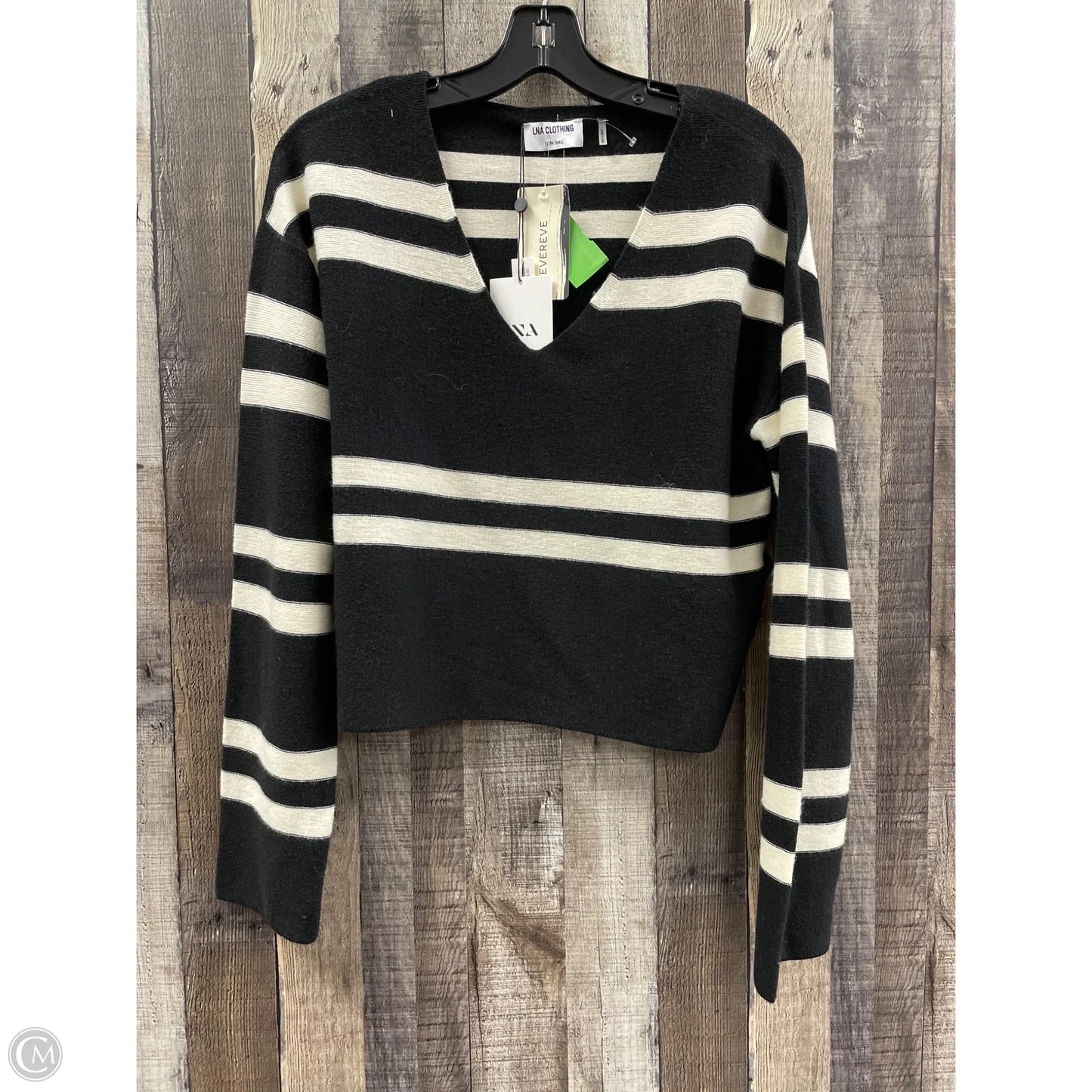 Top Long Sleeve By Lna In Black, Size: Xs