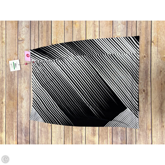 Skirt Midi By Rafaella In Black & White, Size: L