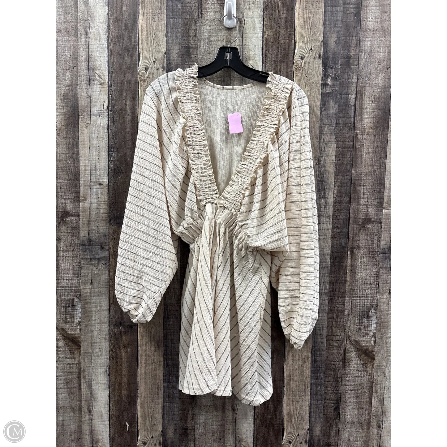 Romper By Shein In Tan, Size: S