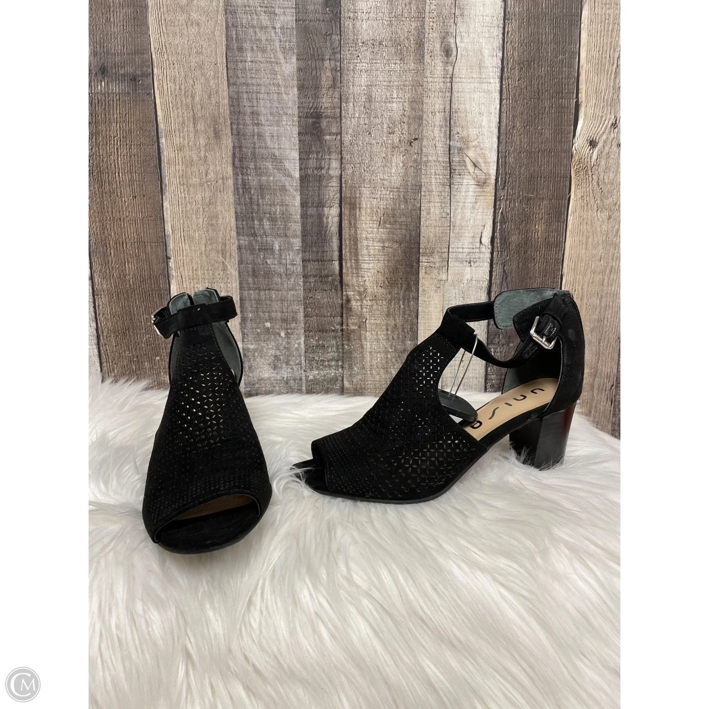 Shoes Heels Block By Unisa In Black, Size: 6.5