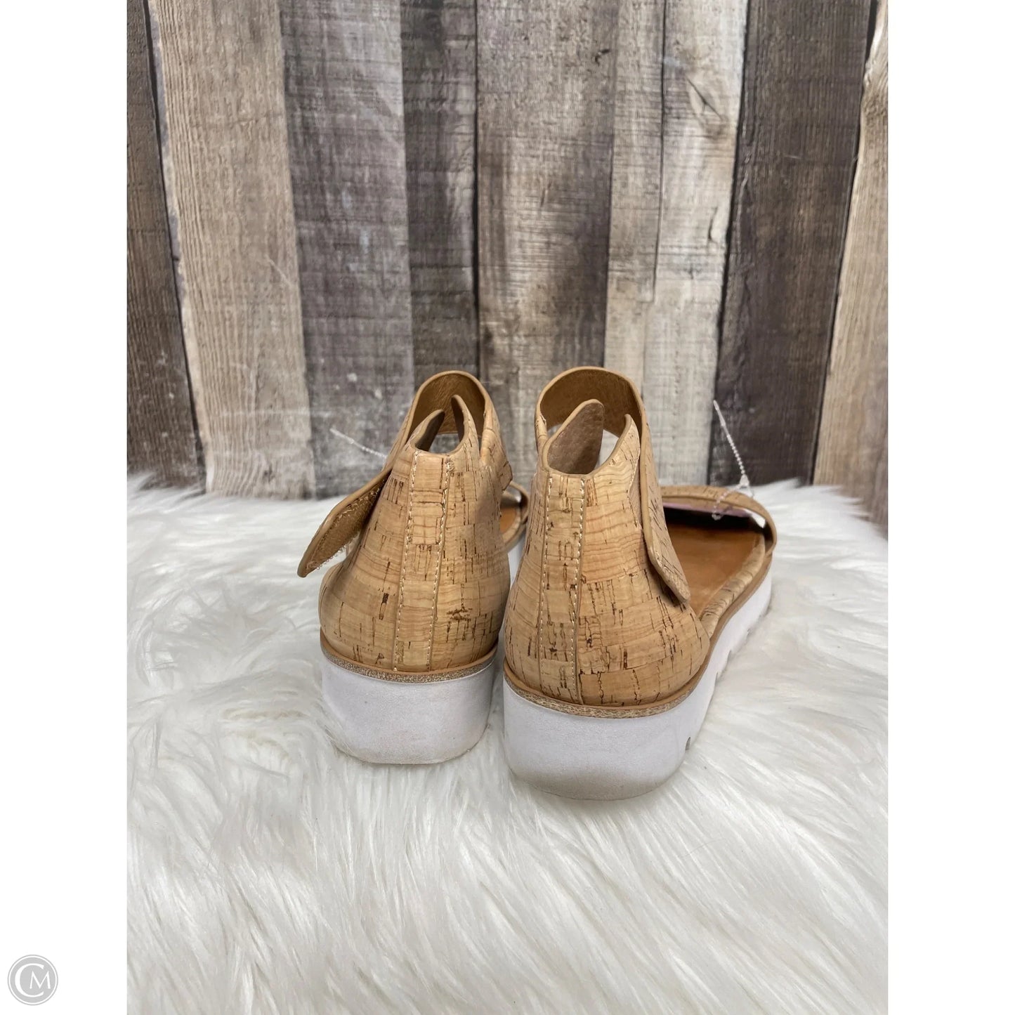 Sandals Heels Platform By Gentle Souls In Brown, Size: 7