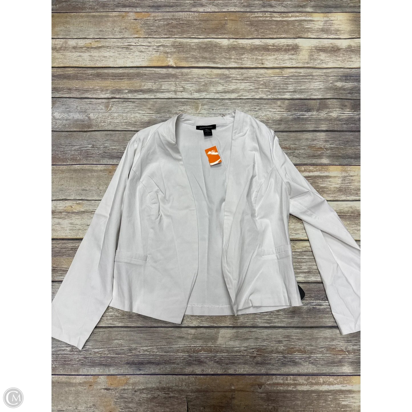 Blazer By Ashley Stewart In White, Size: L