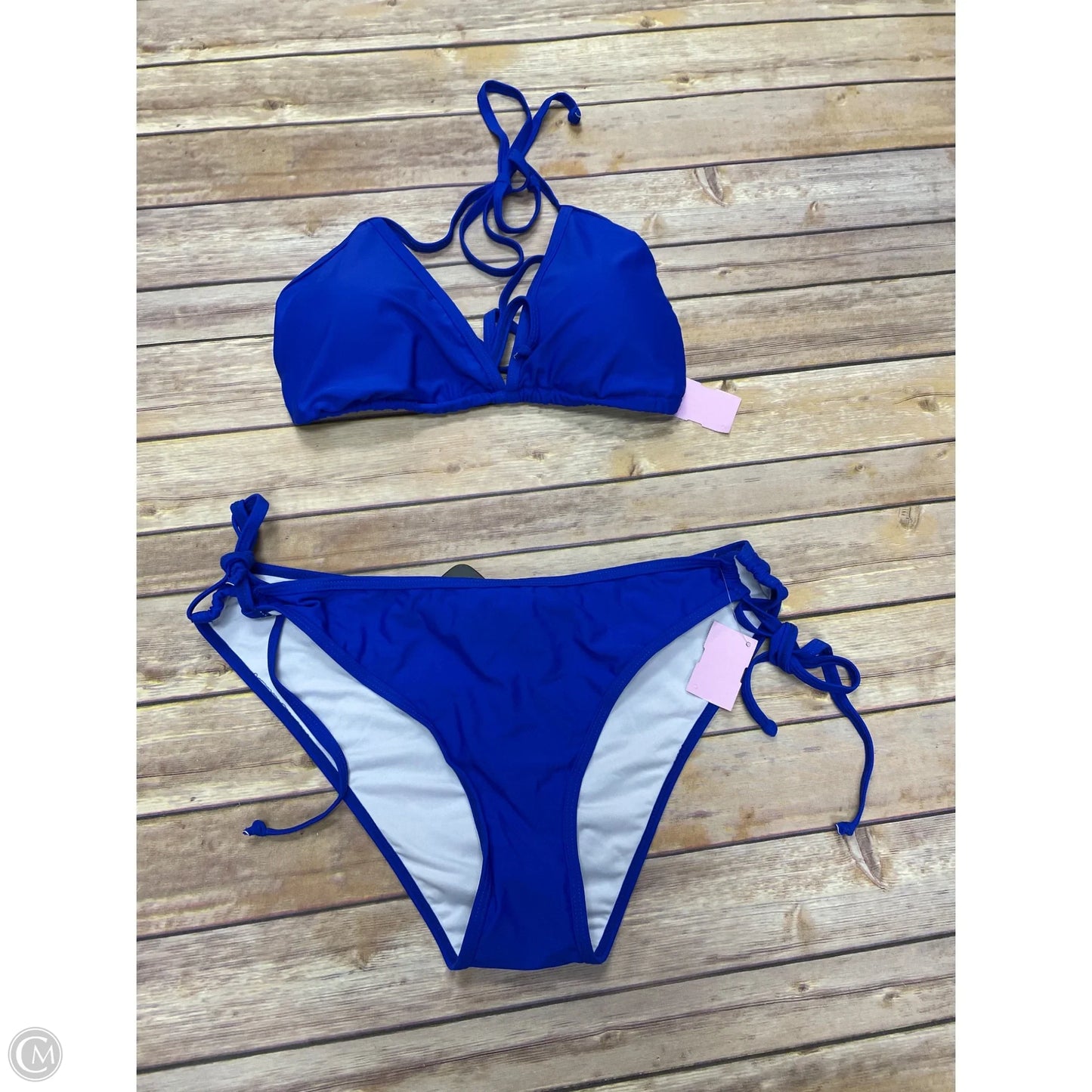 Swimsuit 2pc By Shein In Blue, Size: Xxl