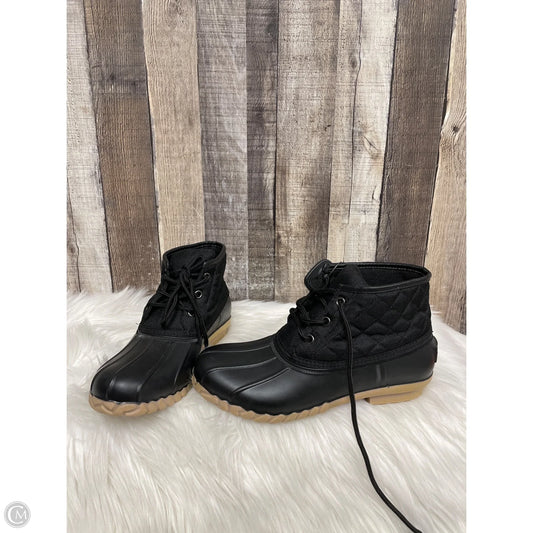 Boots Rain By St Johns Bay In Black, Size: 7