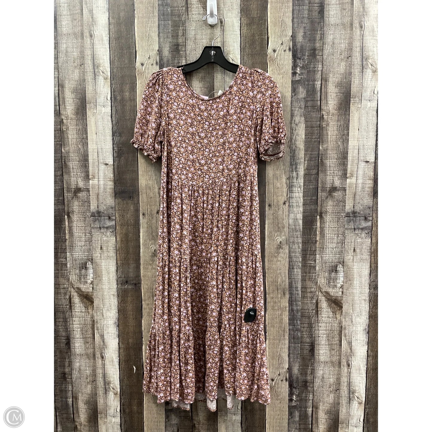 Dress Casual Midi By Aerie In Floral Print, Size: Xs