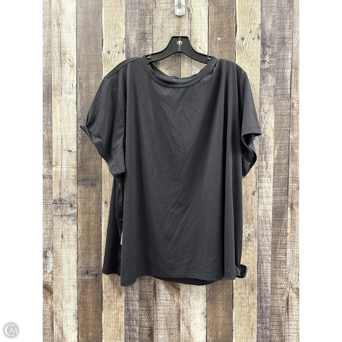 Athletic Top Short Sleeve By Xersion In Black, Size: 2x
