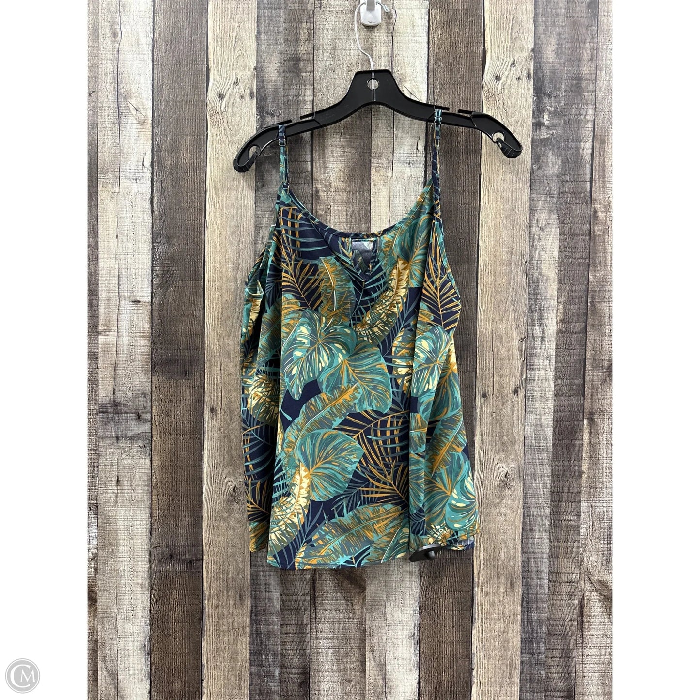 Tank Top By Shein In Green, Size: Xl