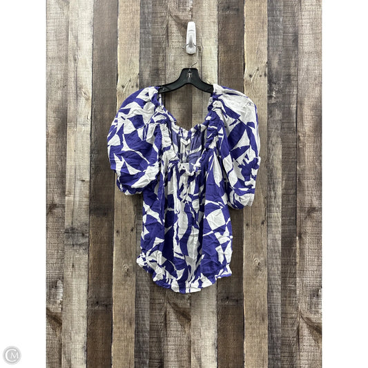 Top Short Sleeve By Maurices In Purple, Size: Xxl