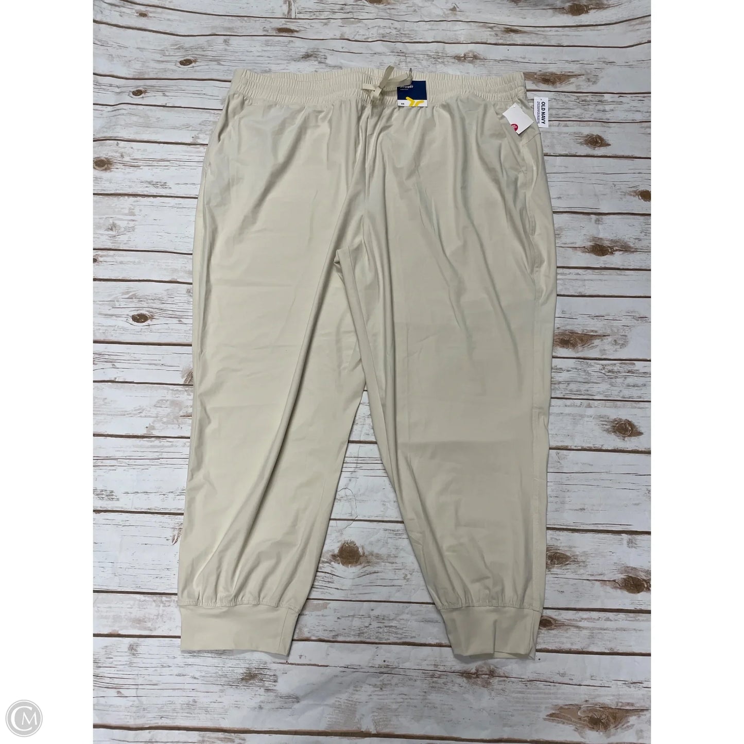 Athletic Pants By Old Navy In Cream, Size: 3x