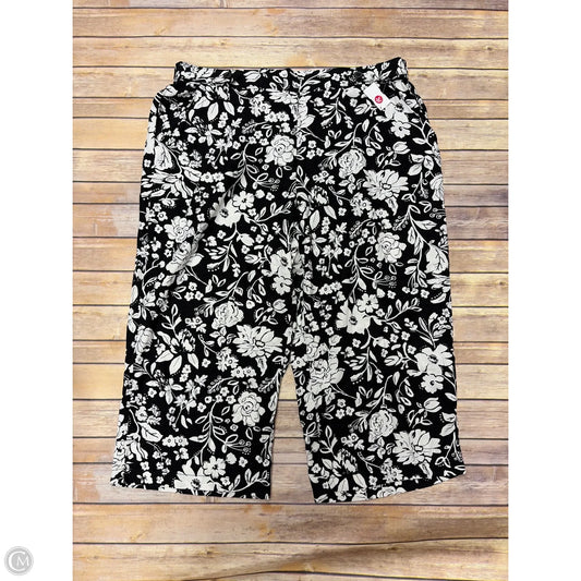Pants Wide Leg By Croft And Barrow In Black, Size: 20