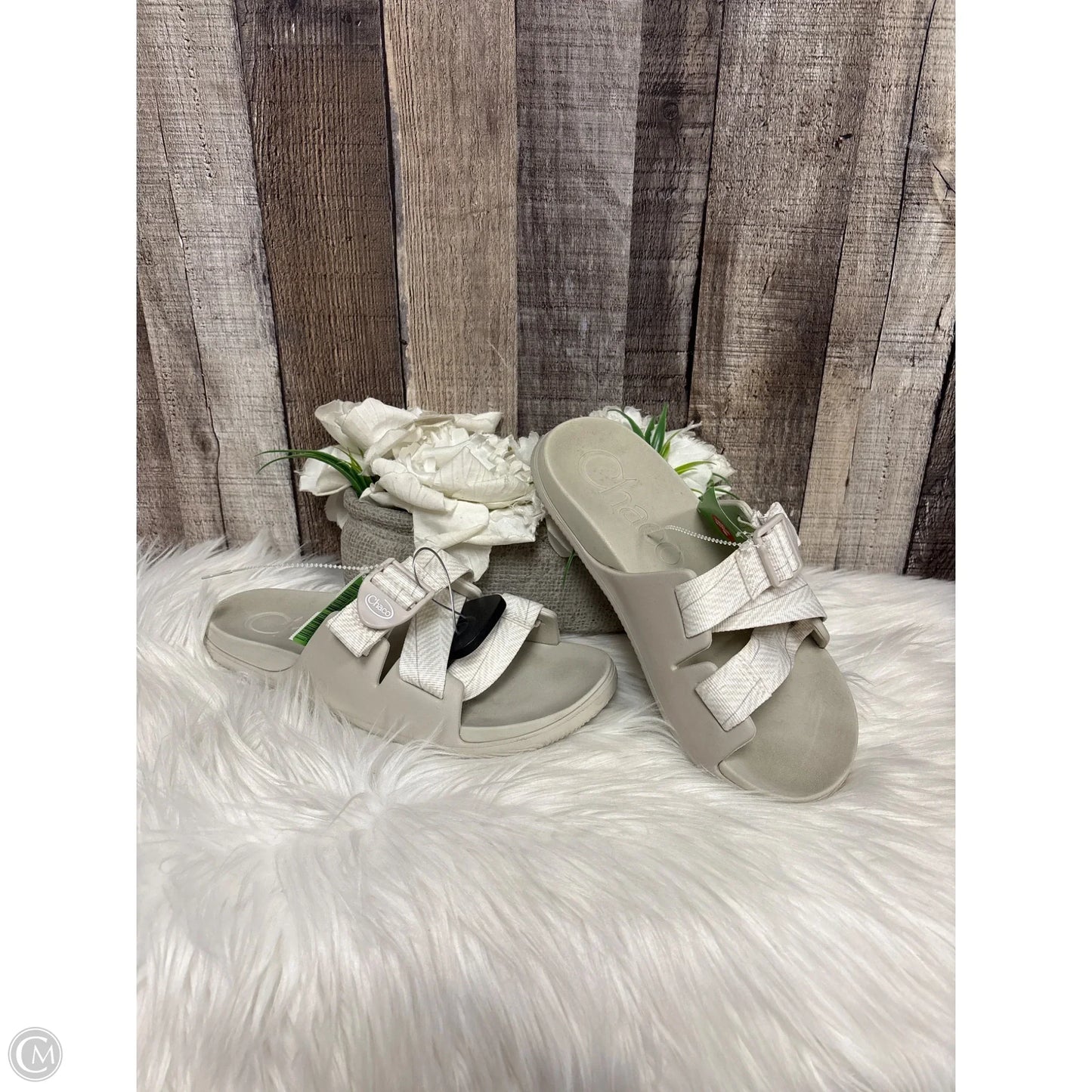 Sandals Flats By Chacos In Beige, Size: 7