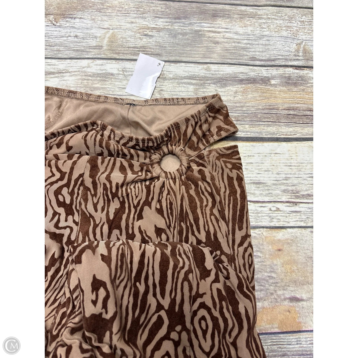 Pants Wide Leg By Cmf In Brown, Size: S