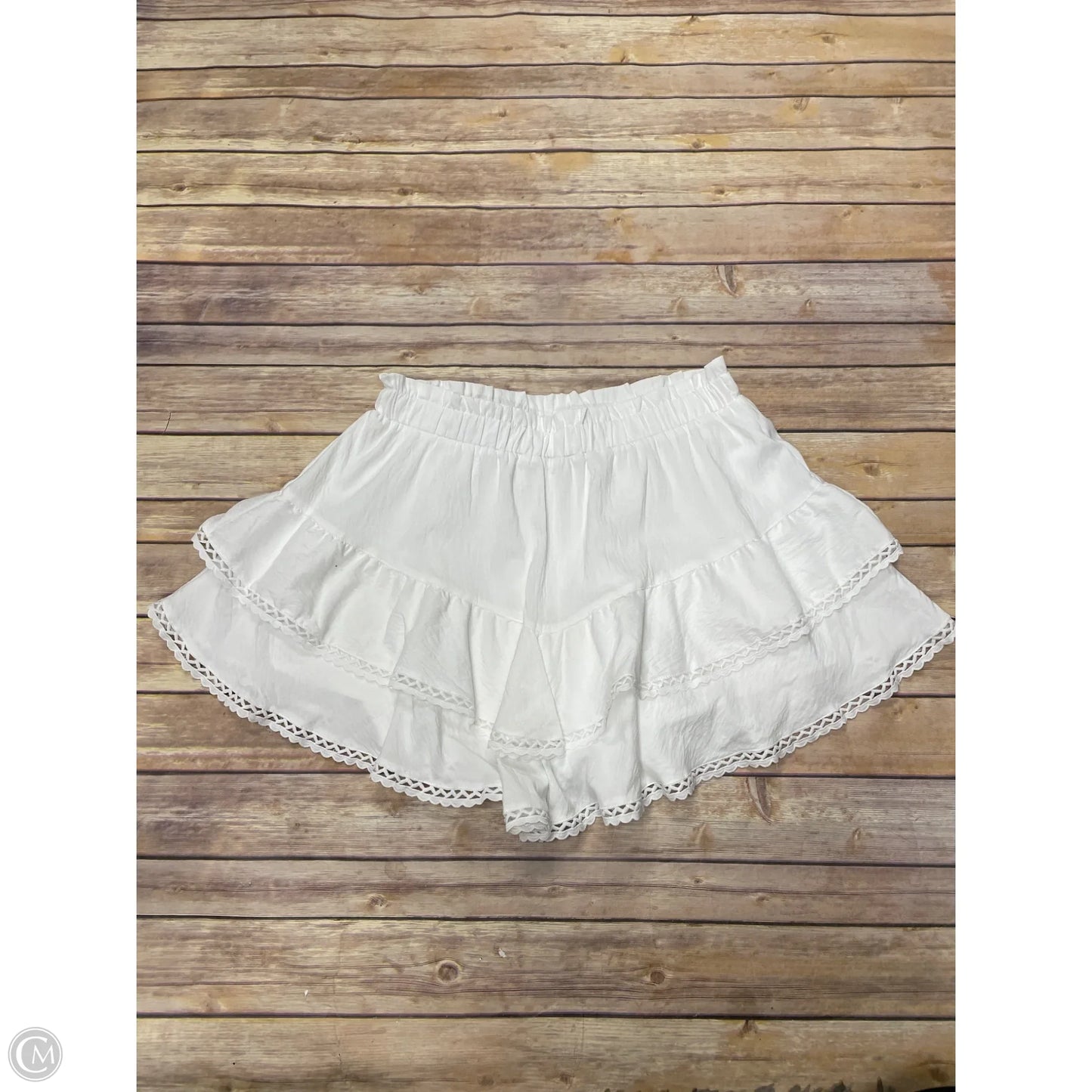 Shorts By Cme In White, Size: L
