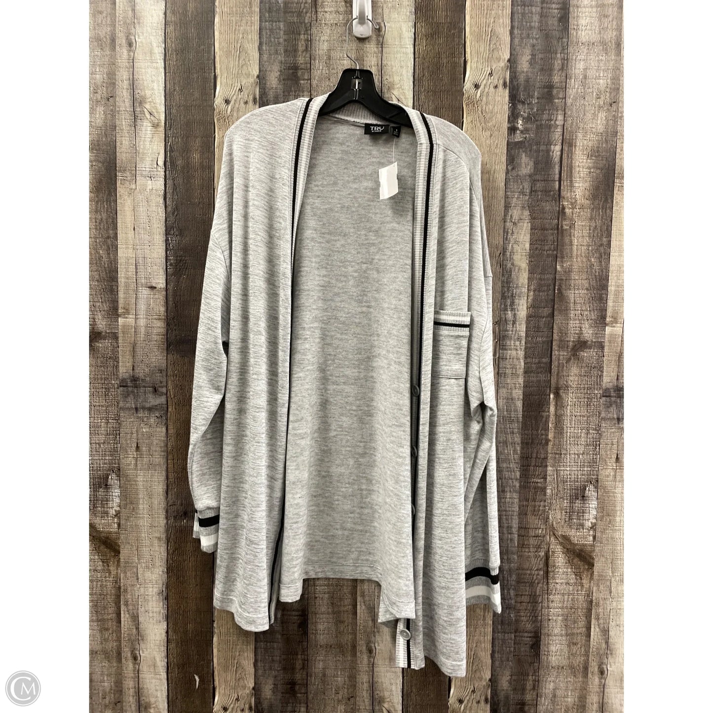 Cardigan By Torrid In Grey, Size: 1x