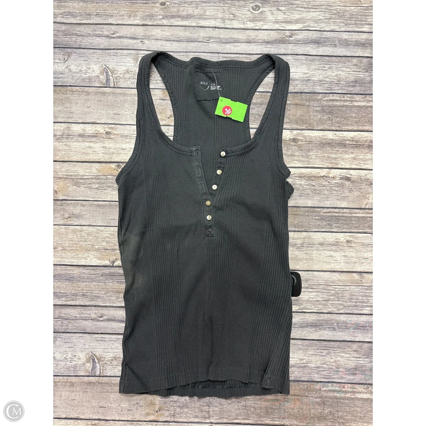 Top Sleeveless Basic By Aerie In Grey, Size: Xl