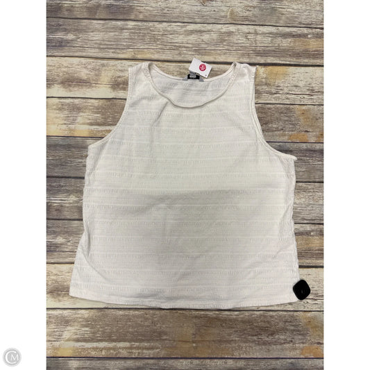 Tank Top By Croft And Barrow In White, Size: 2x
