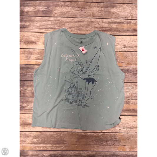 Top Sleeveless By Disney In Blue, Size: Xxl