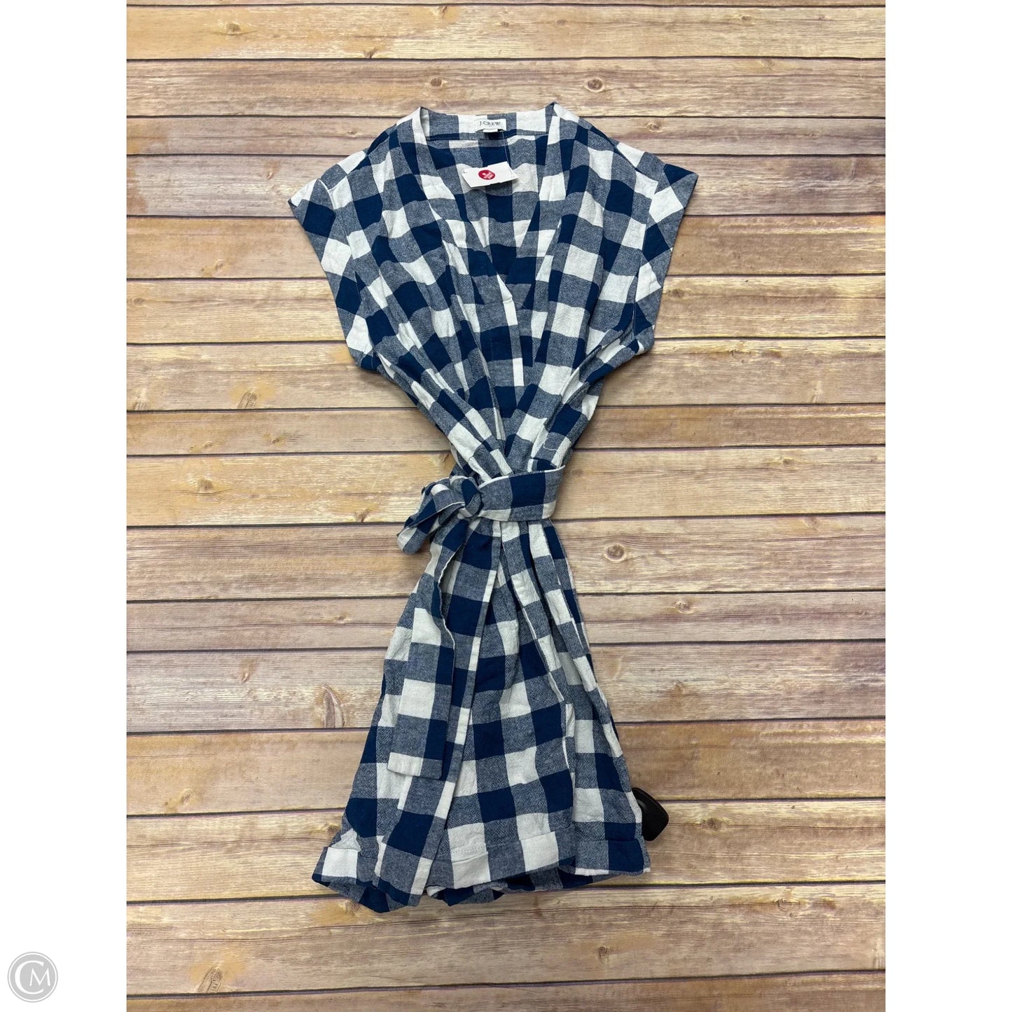 Romper By J. Crew In Checkered Pattern, Size: M