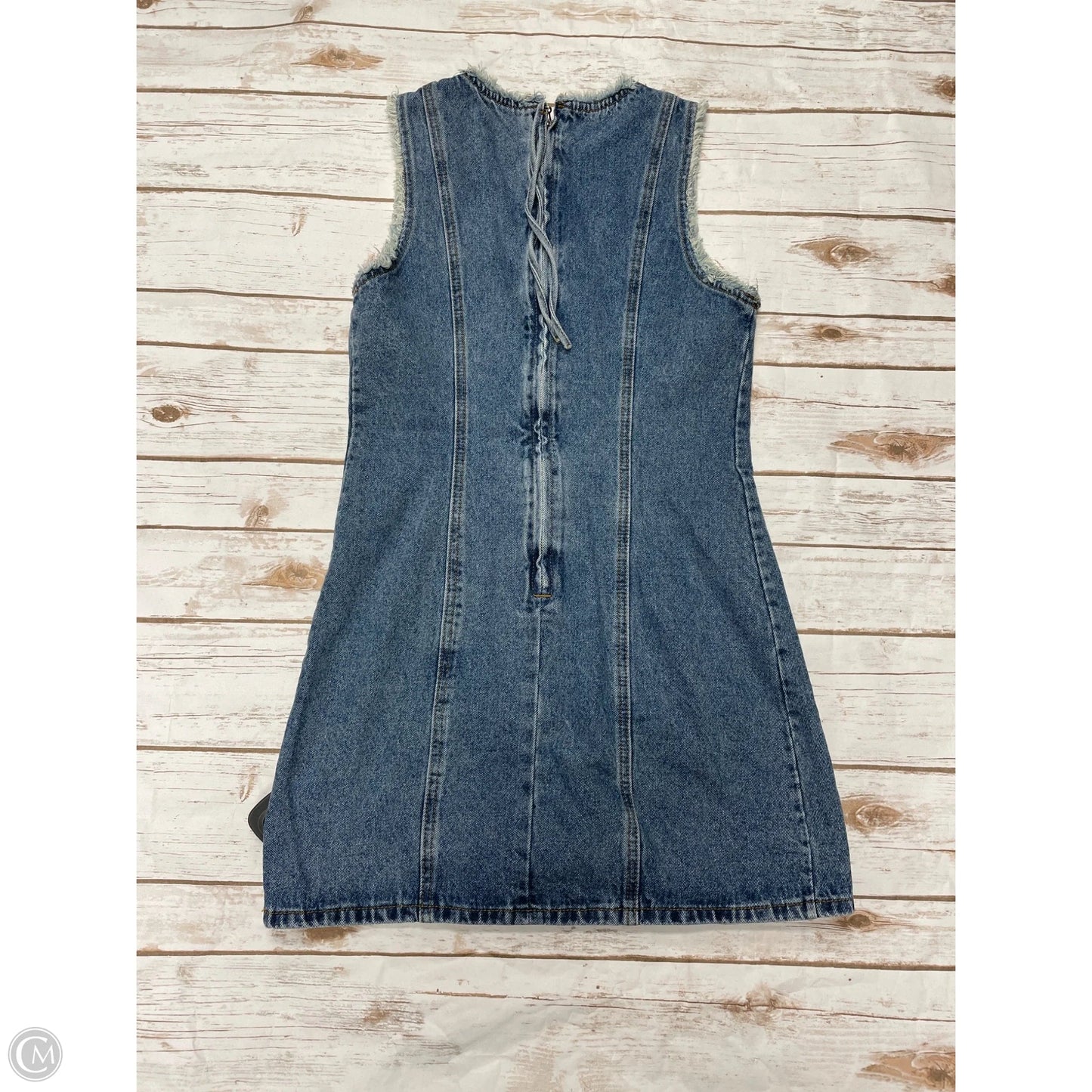 Dress Casual Short By Steve Madden In Blue Denim, Size: M