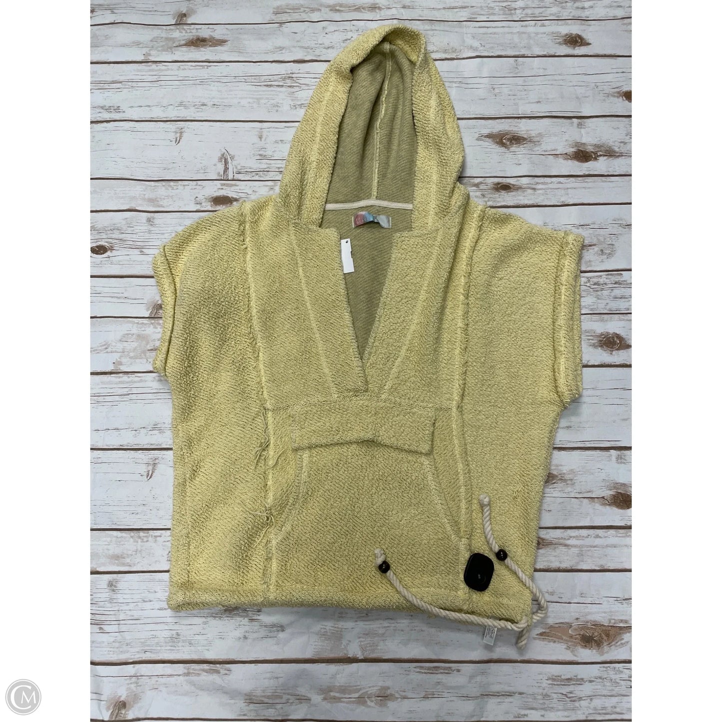 Top Sleeveless By Free People In Yellow, Size: L