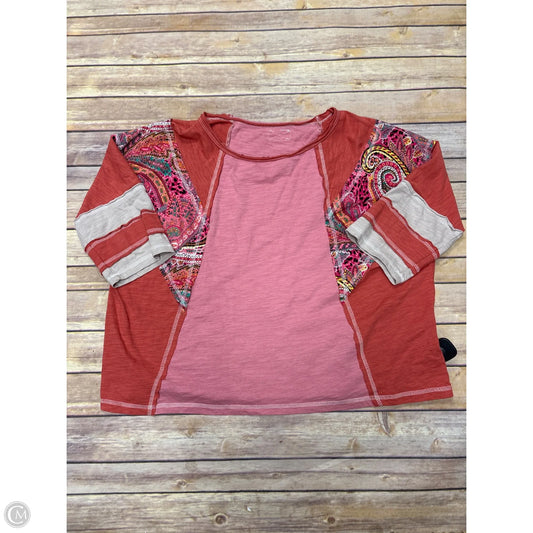 Top Long Sleeve By Shein In Pink, Size: Xs
