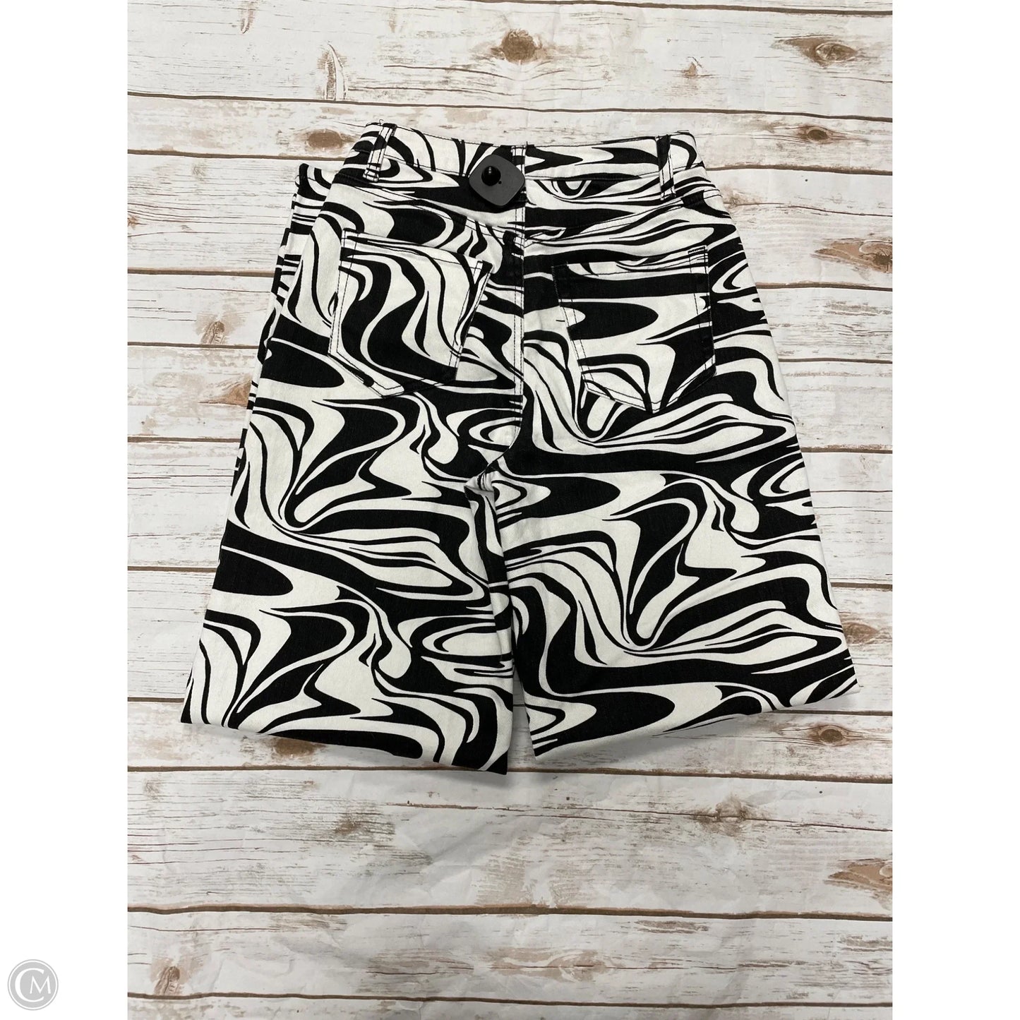 Pants Wide Leg By So In Zebra Print, Size: 2