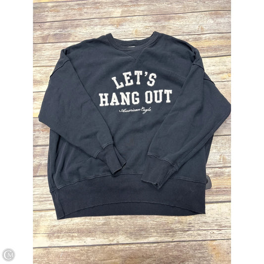 Sweatshirt Crewneck By American Eagle In Grey, Size: M