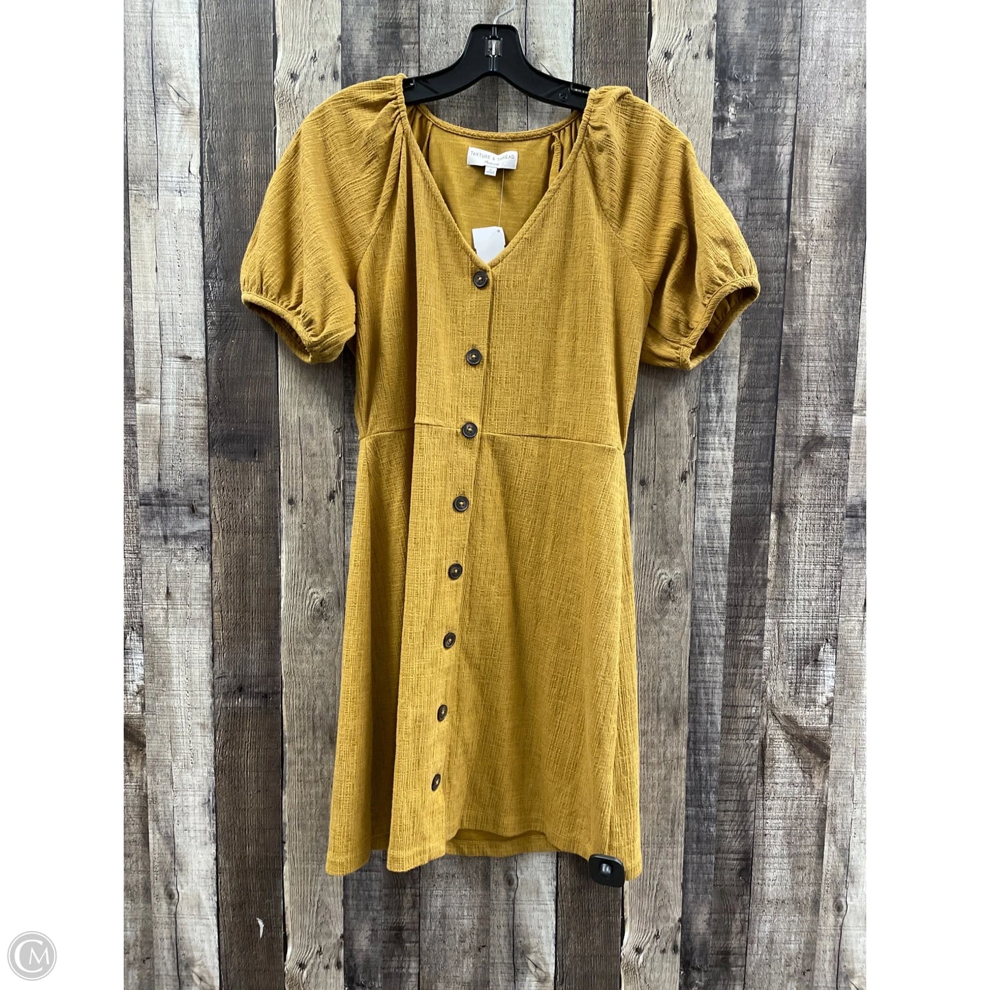 Dress Casual Short By Madewell In Yellow, Size: M