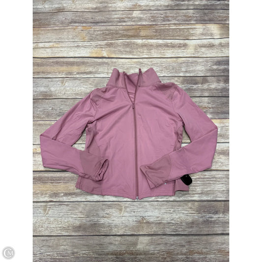 Athletic Jacket By Under Armour In Pink, Size: M