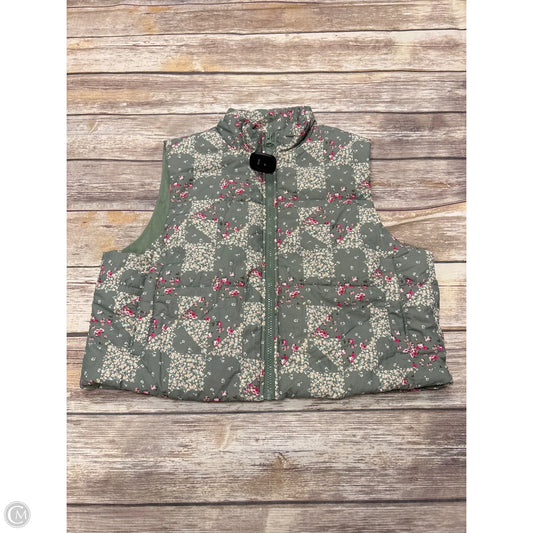 Vest Puffer & Quilted By Cme In Green, Size: L