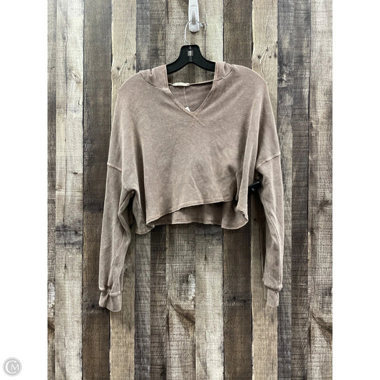 Top Long Sleeve By Altard State In Brown, Size: S